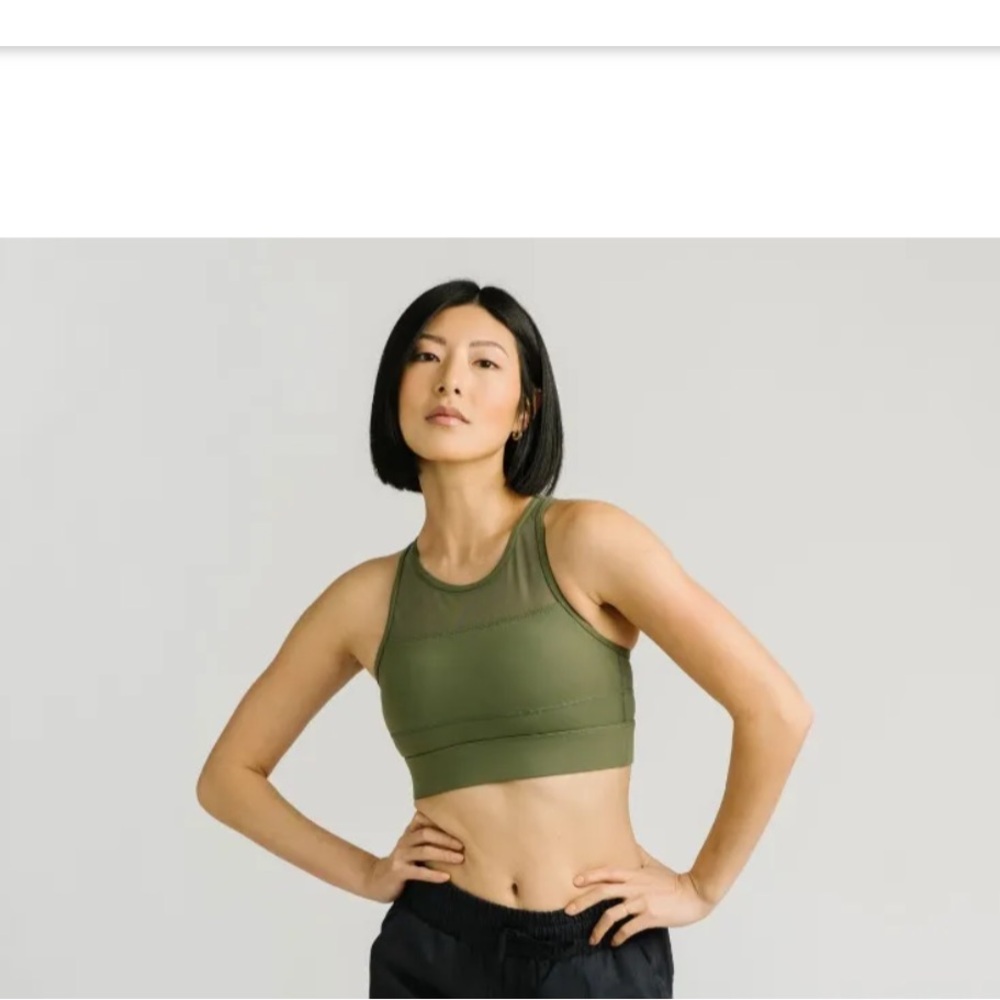 Zyia Olive Green All Star Bra size Medium